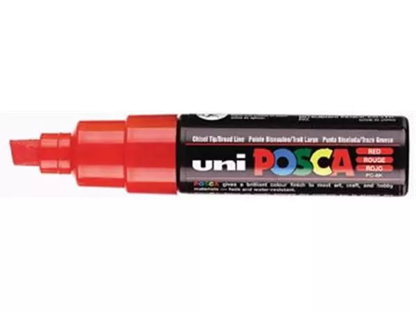 Een uni-ball Paint Marker op waterbasis Posca PC-8K rood koop je bij ShopXPress