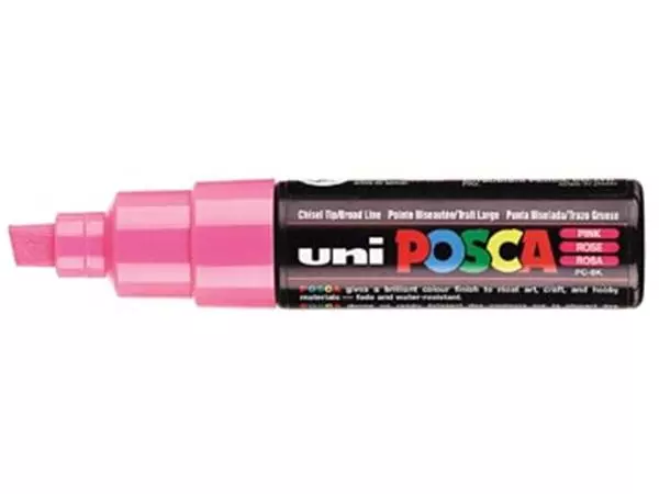 Een uni-ball Paint Marker op waterbasis Posca PC-8K roze koop je bij ShopXPress