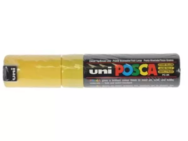 Een uni-ball Paint Marker op waterbasis Posca PC-8K strogeel koop je bij ShopXPress