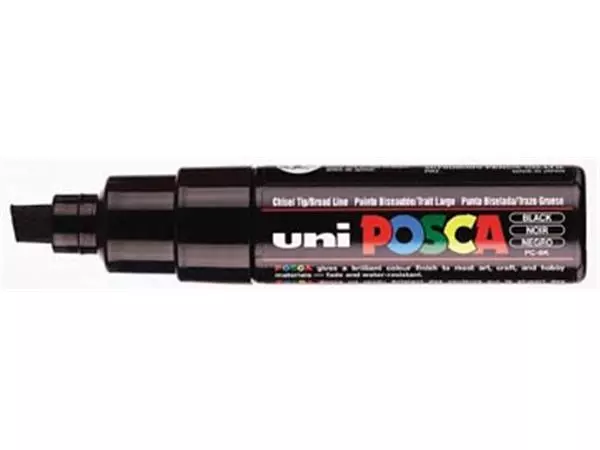 Een uni-ball Paint Marker op waterbasis Posca PC-8K zwart koop je bij ShopXPress