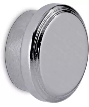 Een MAUL neodymium schijfmagneet Ø16mm 5kg blister 1 zilver, voor glas- en whitebord koop je bij ShopXPress