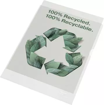 Een Esselte L-map, 100 % gerecycleerd, transparant, doos van 100 stuks koop je bij ShopXPress