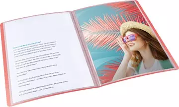 Een Esselte Colour'Breeze showalbum, ft A4, koraal koop je bij ShopXPress