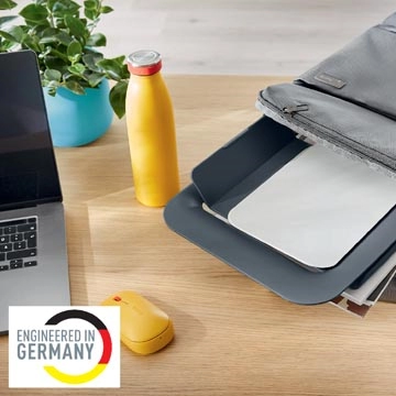 Een Leitz Ergo Cosy laptopstandaard, 80 % gerecycleerd kunststof, grijs koop je bij ShopXPress