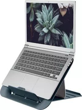 Een Leitz Ergo Cosy laptopstandaard, grijs koop je bij ShopXPress