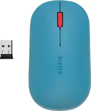 Een Leitz Cosy draadloze muis, blauw koop je bij ShopXPress