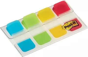 Een Post-it index Strong, ft 15,8 x 38,1 mm, blister met 4 kleuren, 10 tabs per kleur koop je bij ShopXPress