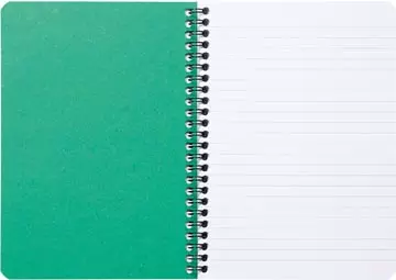 Een Clairefontaine FOREVER spiraalschrift, gerecycleerd, A5, 90g, 120 bladzijden, gelijnd, groen koop je bij ShopXPress