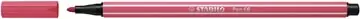 Een STABILO Pen 68 viltstift, strawberry red (aardbeirood) koop je bij ShopXPress