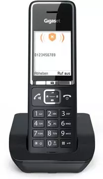 Een Gigaset Comfort 550 DECT draadloze telefoon, zwart koop je bij ShopXPress