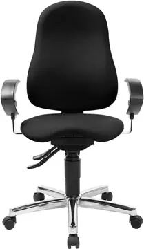Een Topstar bureaustoel Ortho, zwart koop je bij ShopXPress