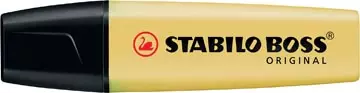 Een STABILO BOSS ORIGINAL Pastel markeerstift, milky yellow (lichtgeel) koop je bij ShopXPress