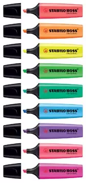 Een STABILO BOSS ORIGINAL markeerstift, geel koop je bij ShopXPress