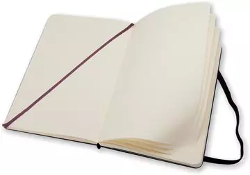 Een Moleskine notitieboek, ft 9 x 14 cm, effen, harde cover, 192 bladzijden, zwart koop je bij ShopXPress