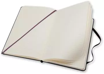 Een Moleskine notitieboek, ft 13 x 21 cm, gelijnd, harde cover, 240 bladzijden, zwart koop je bij ShopXPress