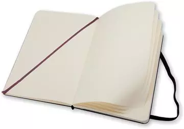Een Moleskine notitieboek, ft 13 x 21 cm, effen, harde cover, 240 bladzijden, zwart koop je bij ShopXPress