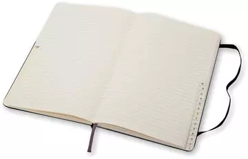 Een Moleskine adresboek, ft 13 x 21 cm, gelijnd, harde cover, 240 bladzijden, zwart koop je bij ShopXPress
