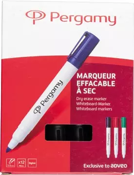 Een Pergamy whiteboardmarker, zwart koop je bij ShopXPress