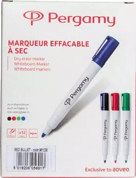 Een Pergamy whiteboardmarker, zwart koop je bij ShopXPress