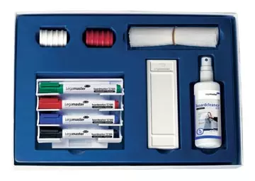 Een Legamaster starterkit voor whiteboards, doos koop je bij ShopXPress