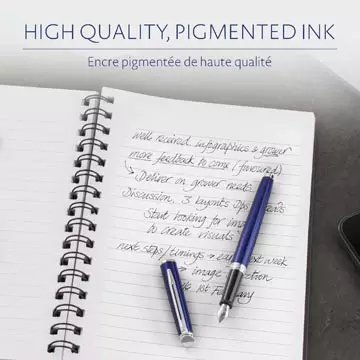 Een Waterman inktpatronen Standard Long, zwart (Intense), blister van 8 stuks koop je bij ShopXPress