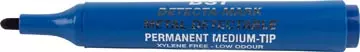 Een BST detecteerbare permanente marker voedingsindustrie blauw doos van 10 stuks koop je bij ShopXPress