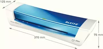 Een Leitz iLAM Home Office lamineermachine voor ft A4, blauw koop je bij ShopXPress
