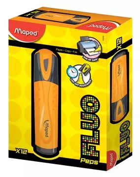 Een Maped markeerstift Fluo'Peps Classic oranje koop je bij ShopXPress