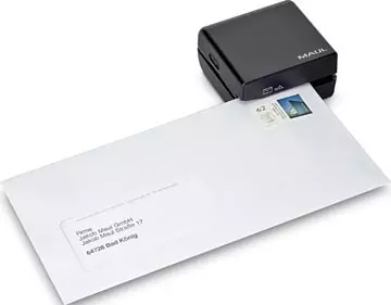 Een MAUL briefopener electrisch incl. batterijen, 7.4x7.4x7.4cm, zwart koop je bij ShopXPress