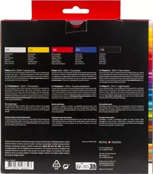 Een Amsterdam acrylverf primair 120 ml, 5 tubes + 3 tuiten koop je bij ShopXPress