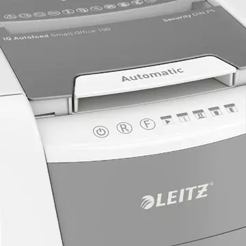 Een Leitz IQ Autofeed small office 100 papiervernietiger P5 koop je bij ShopXPress