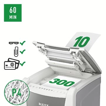 Een Leitz IQ Autofeed office 300 papiervernietiger P4 koop je bij ShopXPress