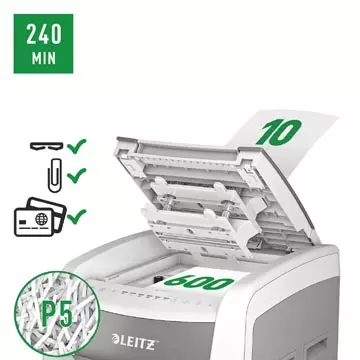 Een Leitz IQ Autofeed office pro 600 papiervernietiger P5 koop je bij ShopXPress