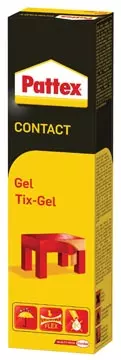 Een Pattex contactlijm Tix-Gel, tube van 125 g, op blister koop je bij ShopXPress