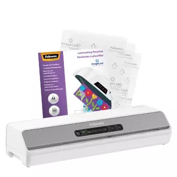 Een Fellowes lamineermachine Amaris voor ft A3 + Bonus Pack van 100 lamineerhoezen (A4, 80 micron) koop je bij ShopXPress