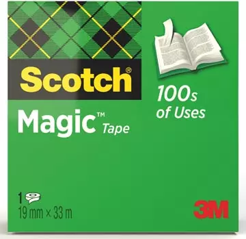 Een Scotch plakband Magic Tape ft 19 mm x 33 m koop je bij ShopXPress