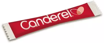 Een Canderel suikersticks, 0,5 g, doos van 500 stuks koop je bij ShopXPress