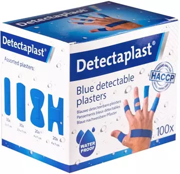 Een Detectaplast Universal pleister, assorti afmetingen, pak van 100 stuks koop je bij ShopXPress