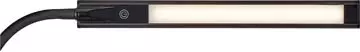 Een Maul bureaulamp LED Pirro, warmwit licht, dimbaar, met tafelklem, zwart koop je bij ShopXPress