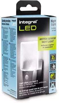 Een Integral oriëntatielamp, LED, met autosensor, op netstroom koop je bij ShopXPress