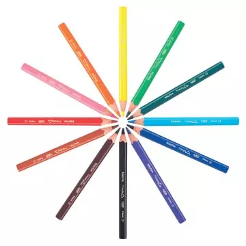 Een Bic kleurpotlood Ecolutions Evolution Triangle 12 potloden in een kartonnen etui koop je bij ShopXPress