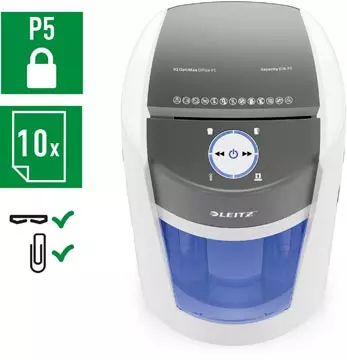 Een Leitz IQ OptiMax Office papiervernietiger P5 koop je bij ShopXPress