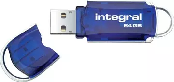 Een Integral Courier USB 2.0 stick, 64 GB koop je bij ShopXPress