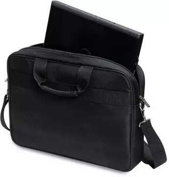 Een Dicota laptoptas Value Toploading Kit, voor laptops tot 15,6 inch, inclusief muis, zwart koop je bij ShopXPress