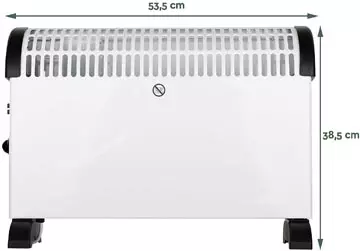 Een Brasq convector verwarming CH300, wit koop je bij ShopXPress