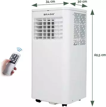 Een Brasq mobiele airconditioner MAC9000 , 9000 BTU koop je bij ShopXPress