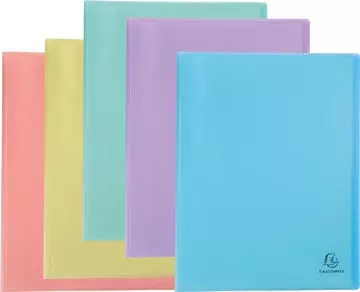 Een Exacompta showalbum Chromaline, 40 tassen, geassorteerde pastelkleuren koop je bij ShopXPress