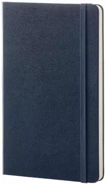 Een Moleskine notitieboek, ft 13 x 21 cm, effen, harde cover, 240 blad, saffier koop je bij ShopXPress