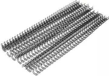 Een Pergamy draadruggen, pak van 100 stuks, 7,9 mm, zwart koop je bij ShopXPress