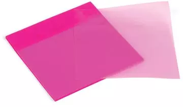 Een Pergamy transparante notes, ft 76 x 76 mm, 50 vel, roze koop je bij ShopXPress